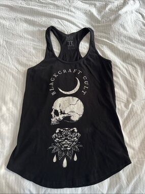 Blackcraft Cult Black Graphic Racerback Tank Top